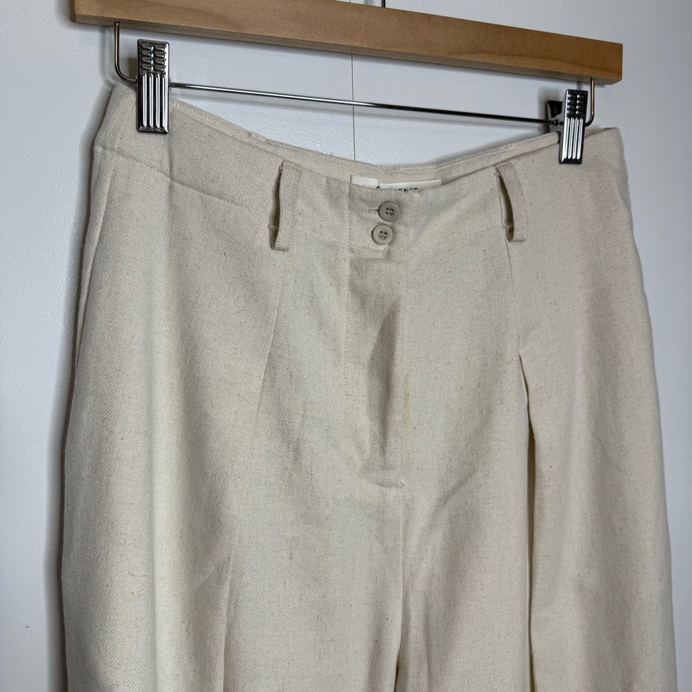 Commense Linen Blends Casual Pants Set Khaki Small NWT - Picture 9 of 16